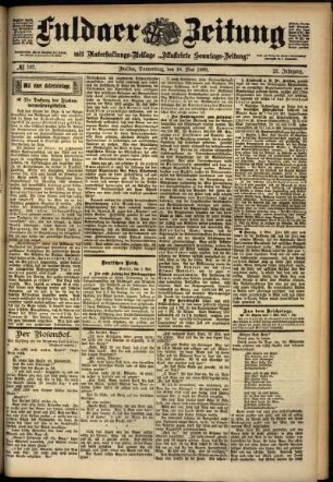 Ausgabe vom Donnerstag, den 10. Mai 1900.