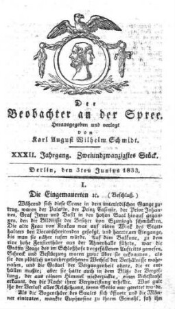 22. Stueck, 3. Juni 1833