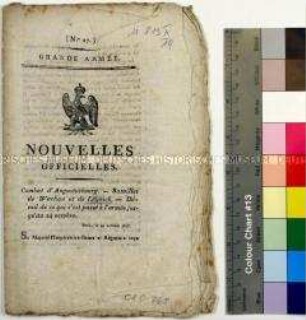 Nouvelles Officielles des Grand Armées 9. Mai 1813