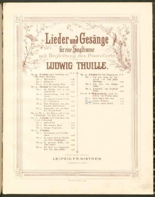 3 Mädchenlieder : nach Gedichten von Wilhelm Hertz ; op. 36, 2. Letzter Wunsch. - 5 S.