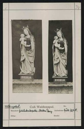 Muttergottes Standort: Stetten bei Haigerloch (Gottesackerkapelle)