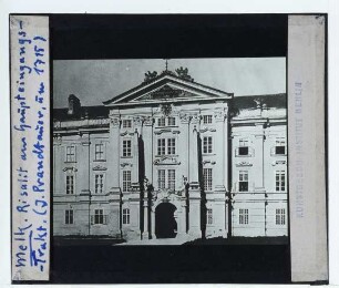 Melk, Stift Melk : Risalit Eingangstrakt