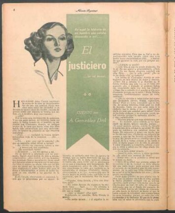 El justiciero : Cuento por A. González Dril