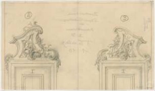 Thiersch, Friedrich von; München; Justizpalast - Tür - Verdachungen in der Zentralhalle 2. OG (Ansichten)