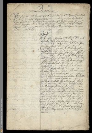 Bericht über die Schlacht bei Kornia (1738)