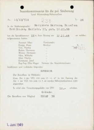 Martens, Margarete