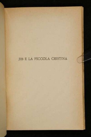 Jib E La Piccola Cristina
