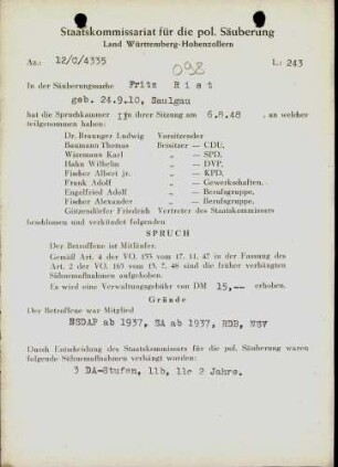 Rist, Fritz