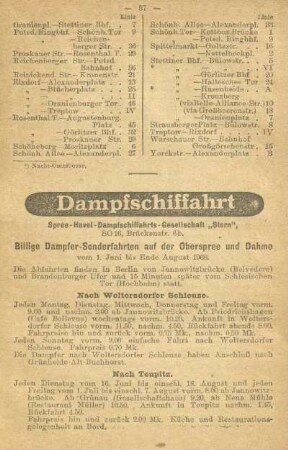 Dampfschiffahrt