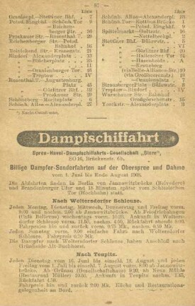 Dampfschiffahrt