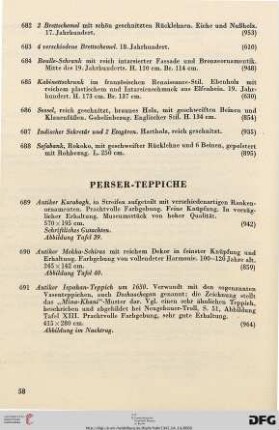 Perser-Teppiche (Nr. 689-691)