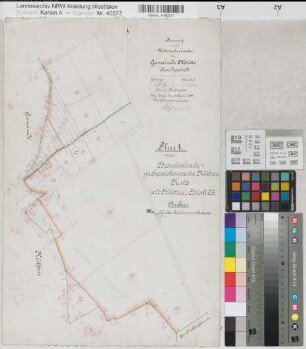 Rüthen (Rüthen), Separation Rüthen, Bl. 26 Brouillonkarte I Miste Flur 1