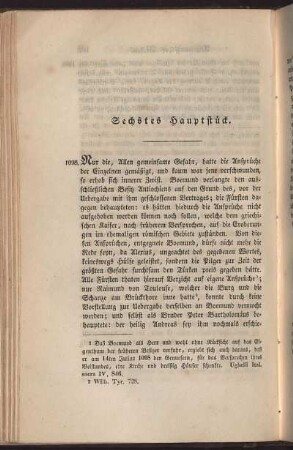 Sechstes Hauptstück. [Vom Aufbruche von Antiochien bis zur Ankunft vor Jerusalem]