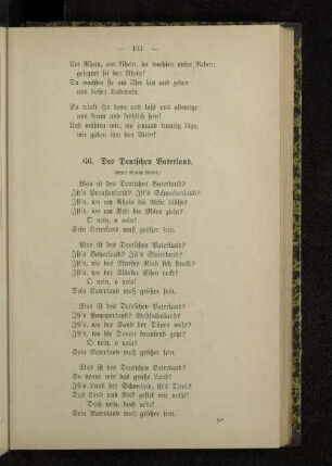 66. Des Deutschen Vaterland.