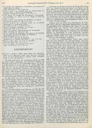 149-151 [Rezension] Kaufmann, Ekkehard, Glaube, Irrtum, Recht