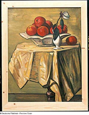 Stilleben mit roten Äpfeln