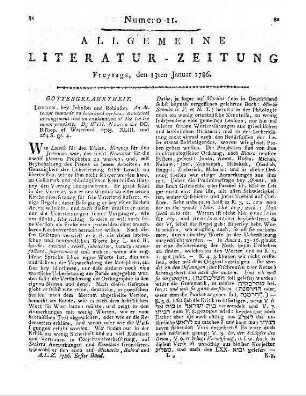 [Dyck, J. G.]: Die schwere Wahl. Ein dramatisches Familiengemälde in vier Handlungen. Leipzig: Dyck [1785]