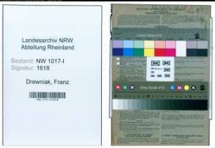 Entnazifizierung Franz Drewniak , geb. 07.10.1896 (Gaertner)