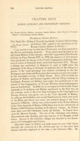 Chapter XXVI. Roman Catholic and Protestant missions