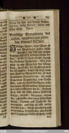 Gottselige Betrachtung des achten, neundten und zehenden Gebotes Gottes.
