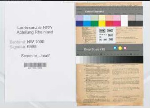 Entnazifizierung Josef Semmler, geb. 12.01.1908 (Schlosser)