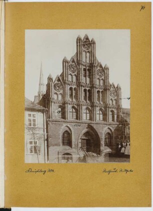 Rathaus, Königsberg/Neumark: Ansicht (aus: Skizzen- und Fotoalbum 12)