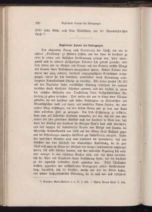 Begleitende Talente des Ueberganges.