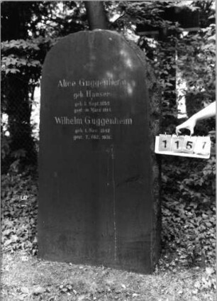 Grabstein 1157 [Hahn S. 82 Grab-Nr. 1571/72]