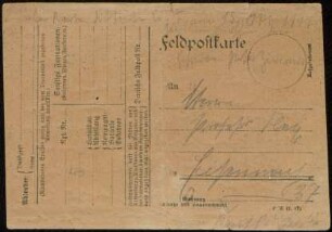 Feldpostkarte