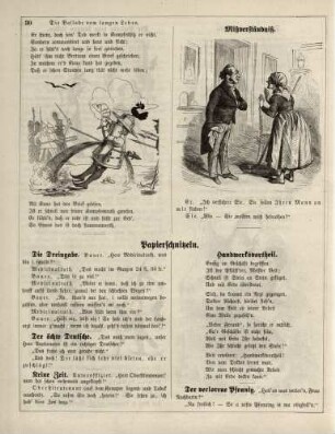 "Die Ballade vom langen Leben" "Mißverständniß"