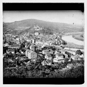 Blick aus Richtung Wartturm auf Wertheim