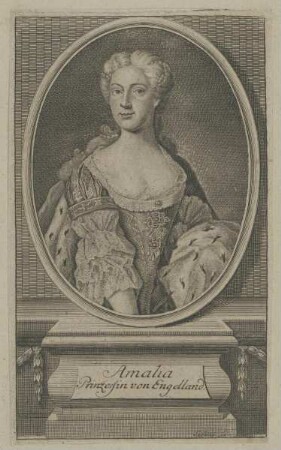 Bildnis der Amalia Sophia Eleonora von England