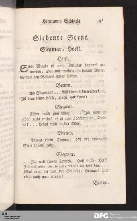 Siebente Scene