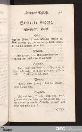 Siebente Scene
