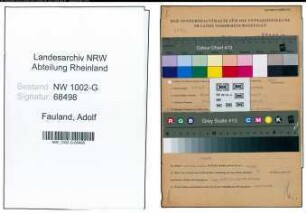 Entnazifizierung Adolf Fauland, geb. 02.06.1922 (Kellner)