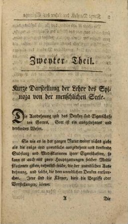 Spinoza's philosophische Schriften, Dritter Band. Spinoza's Ethik