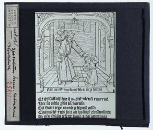 unbekannt, Speculum humanae salvationis : König von Moab opfert seinen Sohn