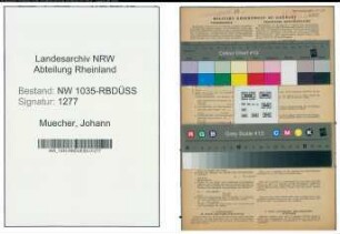 Entnazifizierung Johann Muecher , geb. 20.12.1903 (Elektriker)