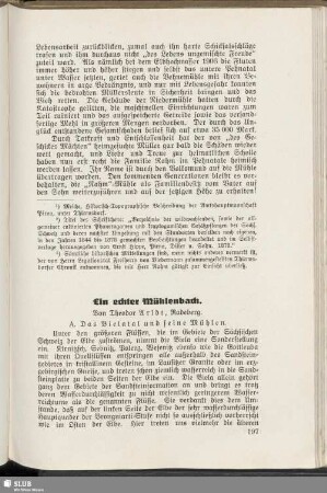 Ein echter Mühlenbach