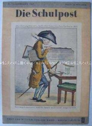 Kinderzeitschrift "Die Schulpost" u.a. über das Entstehen der Zeitschrift