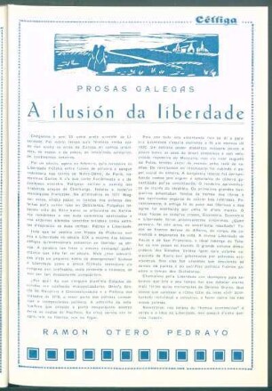 Prosas galegas : A ilusión da liberdade