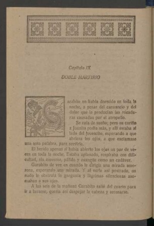 Capítulo IX - Doble martirio