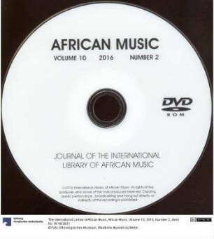 African Music, Volume 10, 2016, Number 2