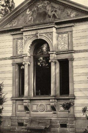 Josef Durm - Sammlung ausgeführter Bauten. Gartenhaus des Malers Wilhelm Klose, Kriegsstraße 11