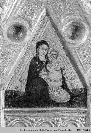 Madonna der Demut mit den Heiligen Johannes dem Täufer, Biagio, Ludwig oder Sigmund - Madonna dell'umiltà, San Giovanni Battista, San Biagio, San Ludovico o Sigismondo