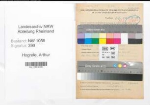 Entnazifizierung Arthur Hogrefe , geb. 11.02.1899 (Lehrer)