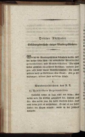 Dritter Abschnitt. Erklärungsversuche einiger Wundergeschichten.