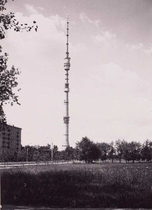 Russland, Moskau-Ostankino, Fernsehturm