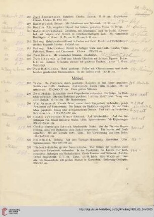 Möbel (Nr. 297-372)