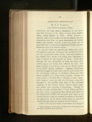 Agricola Redivivus.